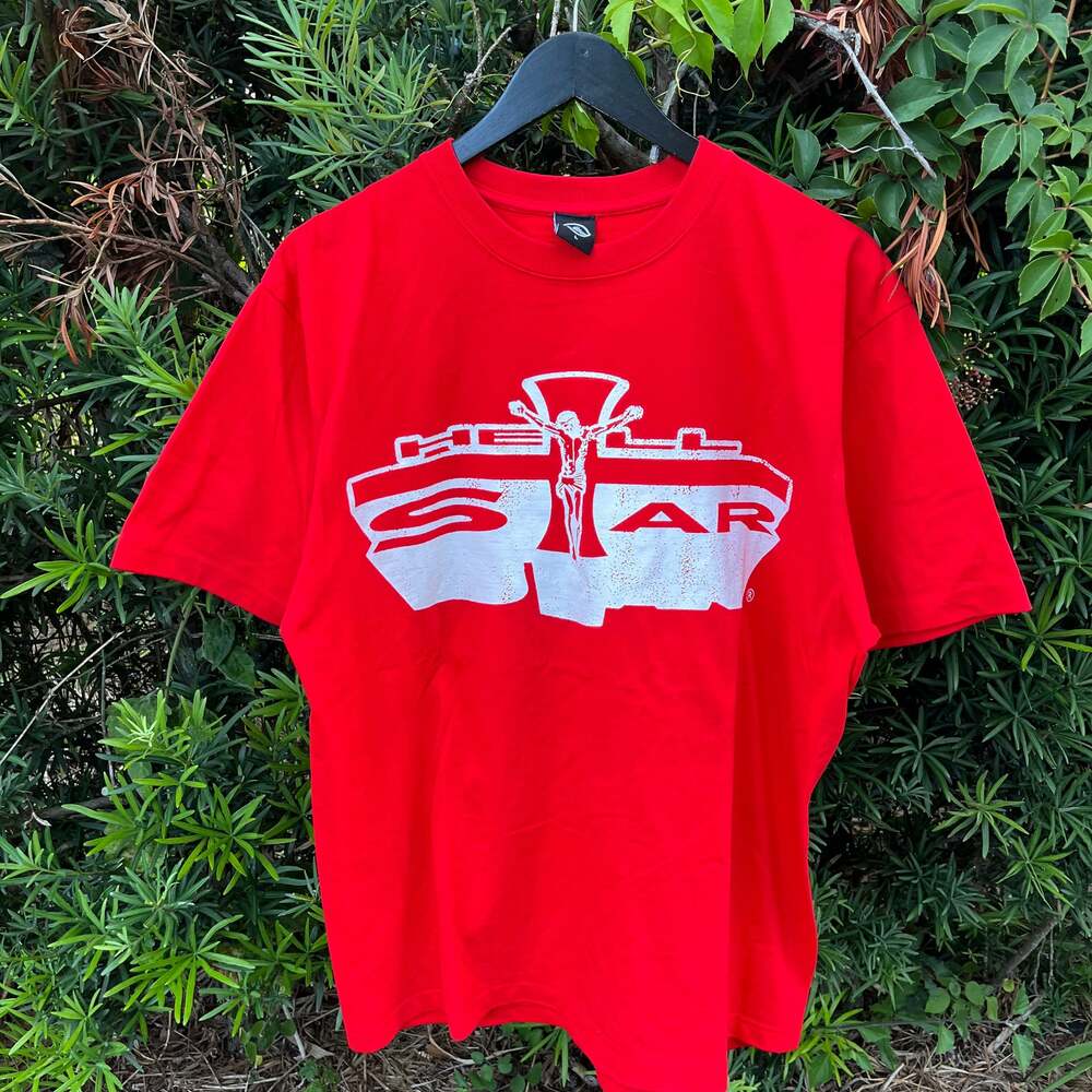 HellStar Jesus emblem red Size L